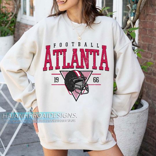 Discover Baltimore Football Vintage Sweatshirt, Retro Helmet Sweatshirt, Sports Fan Gift