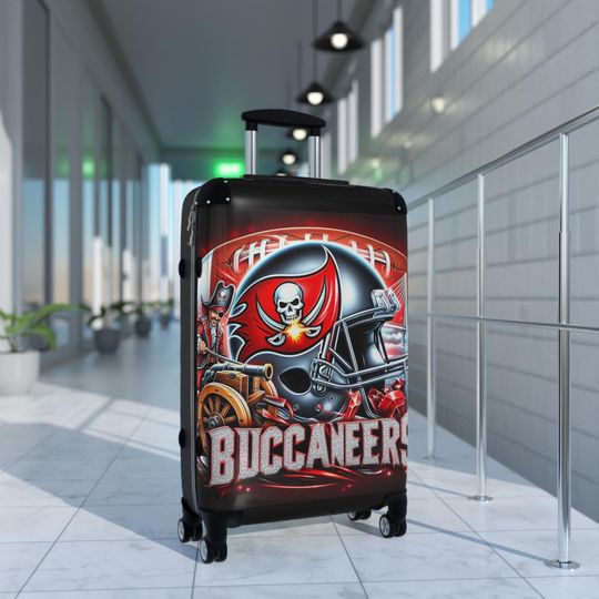 Tampa Bay Football Travel Baggage Suitcase, Sports Luggage, Team Bag, Travel Gear for Fans, Game Day Essentials, Travel Gift Sports Lovers
