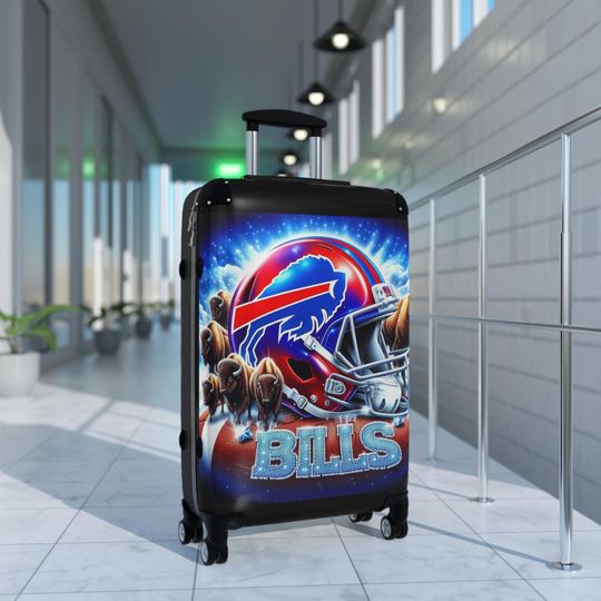 Discover Buffalo Football Travel Baggage Suitcase - Perfect for Fans, Travel, Game Day, Gift for Sports Lovers, Team Merchandise