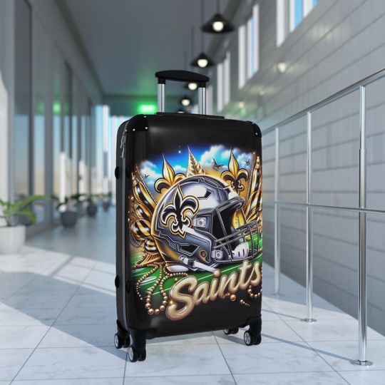 Discover New Orleans Football Stylish Travel Baggage Suitcase, Perfect for Game Days, Sports Fans, Travel Enthusiasts, Unique Gift Idea