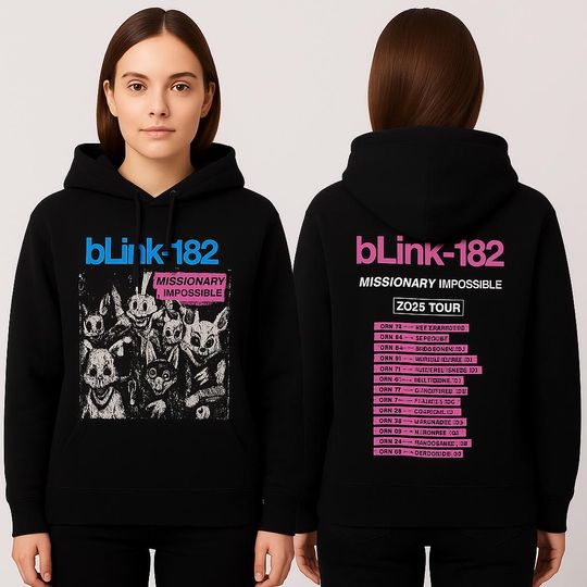 Mission Impossible 2025 Tour Inspired Merch | Pop Punk Unisex Streetwear Sweatshirt