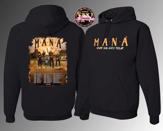 Discover Mana Tour 2025 Unisex Double Sided Hoodie