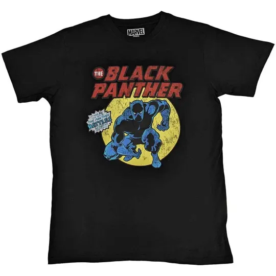 Discover Marvel Comics Unisex Black Panther Retro T-Shirt