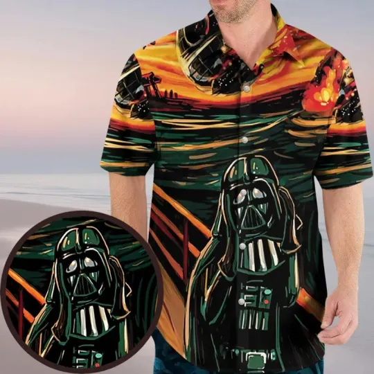 Discover Disney Star Wars Darth Vader Tropical Summer Hawaiian Shirt