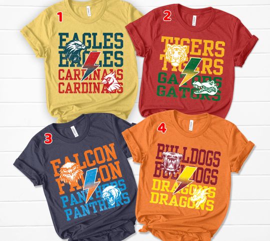 Discover Custom House Divided Shirts-Custom Any Sport Team College Shirt-Custom House Divided Football Shirt-Split Heart Team Shirt