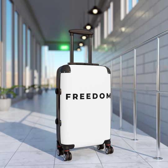 Freedom Memorial Luggage  RIP Charlie Kirk Tribute Suitcase | Custom Travel Bag, In Loving Memory Gift, Rolling Carry On