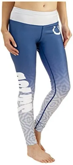 Discover FOCO football Indianapolis Colts Gradient Print Leggings Women's Extra Small
