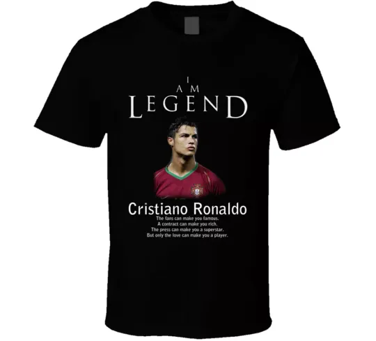 Discover Cristiano Ronaldo Portugal Legend Soccer Futbol T Shirt