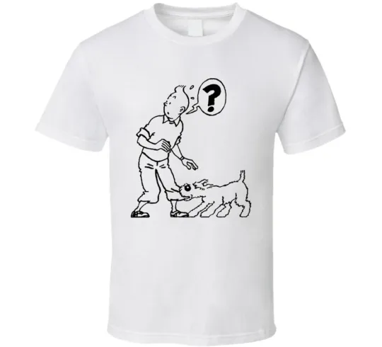 Discover Tintin Comic T Shirt