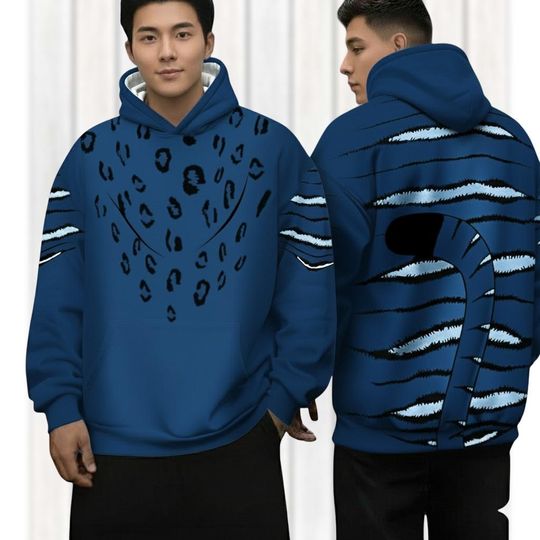 Kpop Demon Hunters Tiger Cosplay Hoodies, Derpy Tiger Costume Shirt, Huntrix Kpop 2025 Men Women Outfits, Cute Derpy Tiger Costume