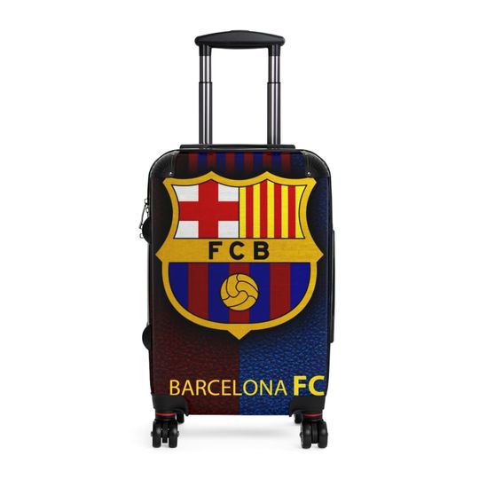 Discover Barcelona FC Travel Suitcase: Sports Fan Luggage
