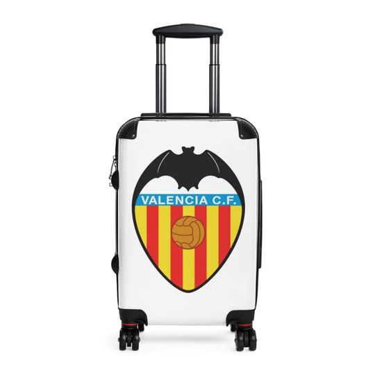 Discover Valencia CF Sports Suitcase: Lightweight Polycarbonate Travel Luggage