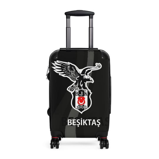 Discover Besiktas Team Black Suitcase: Personalized Travel Gear for BJK Eagles Fans