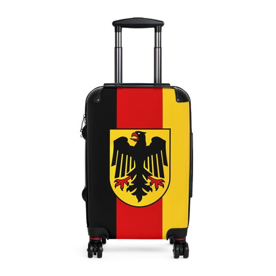Discover German Flag Suitcase: Travel Luggage for Adventurers