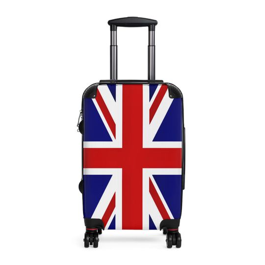 Discover Union Jack Suitcase: British Flag Travel Luggage