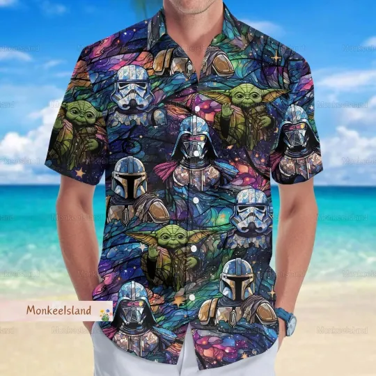 Discover Special Star Wars Hawaiian Shirt, Disney Movie Shirt Darth Vader Storm Trooper