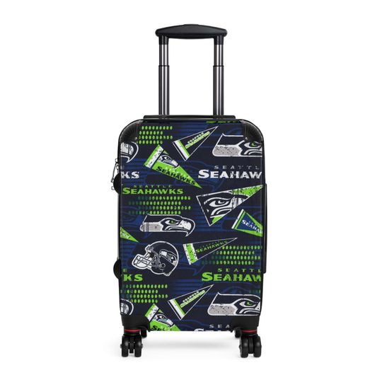 Discover Seattle Travel Suitcase | Sports Luggage for Fans, Airline-Approved Carry-On, Perfect for Game Day Adventures, Travel Gear