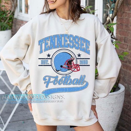 Discover Tennessee Football Vintage Sweatshirt, Retro Football Fan Sweatshirt, Game Day Gift Sweatshirt