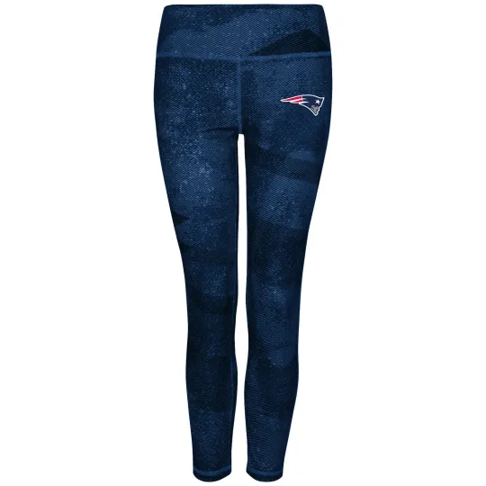 Discover New England Football Dynamic Effort Women's Fluorescent Leggings, Gift for Fan
