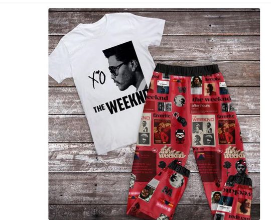 Discover Weeknds Pajama Set Inspired by His Soulful Sound, Weeknds Pajama Set for Ultimate Relaxation
