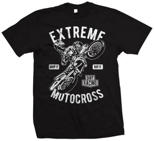 Discover Extreme Motocross T-Shirt, Dirt Bike T-Shirt