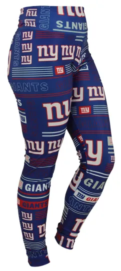 Discover Zubaz football New York Giants Women's Team Column Leggings