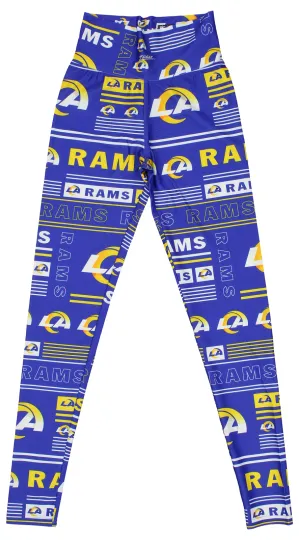 Women's Los Angeles Football Rams Column 24 Style Leggings, Gift for Fan