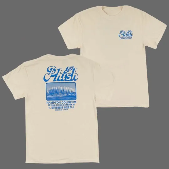 Phish Hampton Virginia 2025 Event T-Shirt