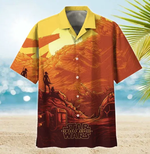 Discover Disney Star Wars The Force Awakens 5 Hawaiian Shirt Summer Beach Aloha