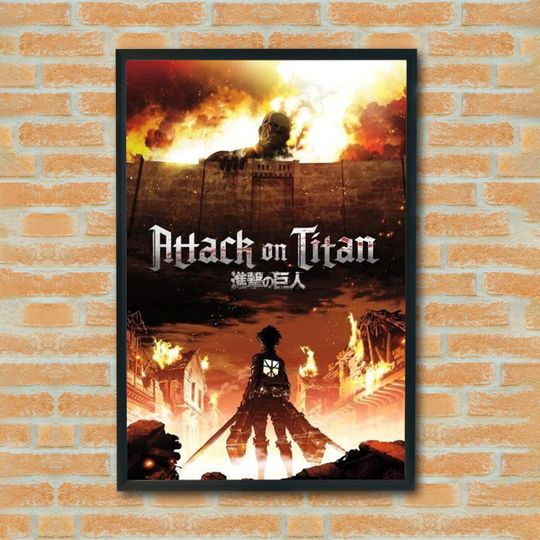 Discover AO Titan - Fire Poster, AOT Poster, Wall Art ,Art Home decoration Poster,Gifts High Quality, No Frame