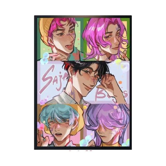 Discover KPop Demon Hunters Poster Set | Huntrix & Saja Boys Pastel Wall Ar |  No Framed |  KPop Gift