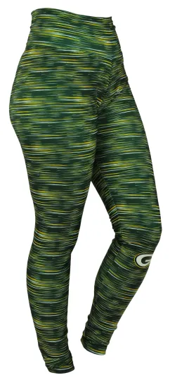 Football Women's Green Bay Packers Space Dye Legging, Gift for Fan