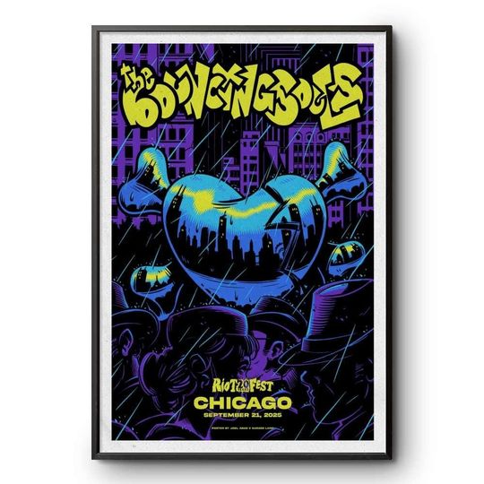 Discover Poster 2025 Chicago, IL Tour The Bouncing Souls