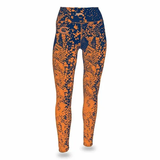 Women's Chicago Bears Logo Leggings, Gift for Fan