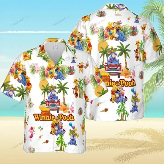 Discover Winnie The Pooh Tropical Disney Hawaiian Shirt Summer Vacation Gift