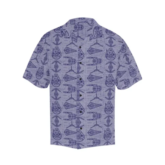 Discover Disney Star Wars Ships Pattern Hawaiian Shirt