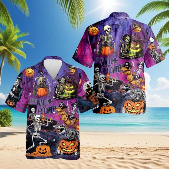 Discover Halloween Youre Already Dead Hawaiian Shirt, Spooky Aloha Shirt, Scary Costume Party Outfit, Unique Beach Shirt Unisex