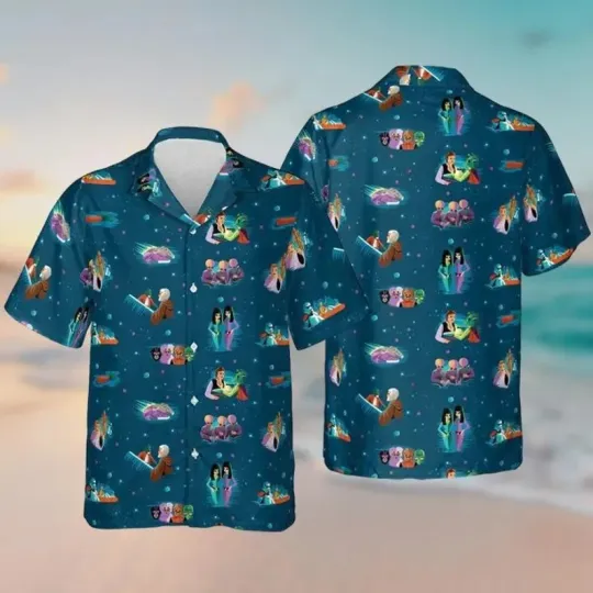 Discover Disney Star Wars May The Forth Be With You Galaxy's Edge Teal Hawaiian Shirt