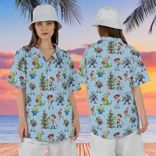 Discover Toy Story Christmas Hawaiian Shirt, Disney Halloween Hawaii Shirt, Summer Vacation Hawaii Shirt, Aloha Hawaiian Shirt