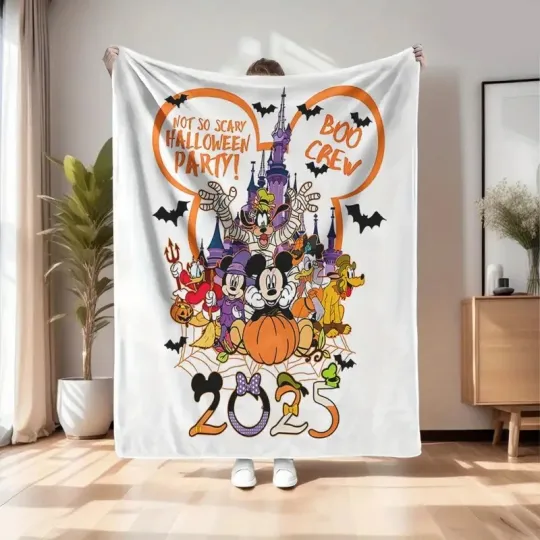 Mickey & Friends Boo Crew Halloween Throw Blanket