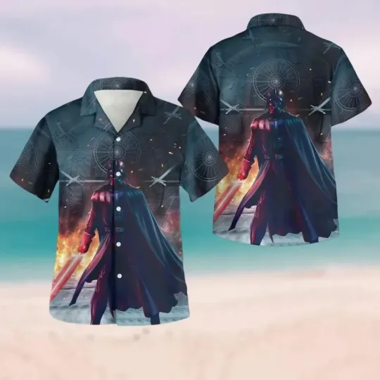 Discover Disney Star Wars Darth Vader In Battle Hawaiian Shirt