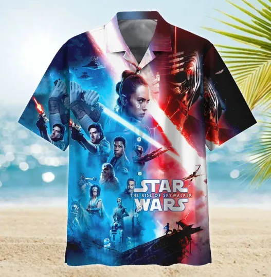 Discover Disney Star Wars The Rise Of Skywalker Hawaiian Shirt Summer Beach Aloha