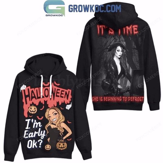 Discover Mariah Carey Halloween Time Funny Early Okay 3D Hoodie T Shirt