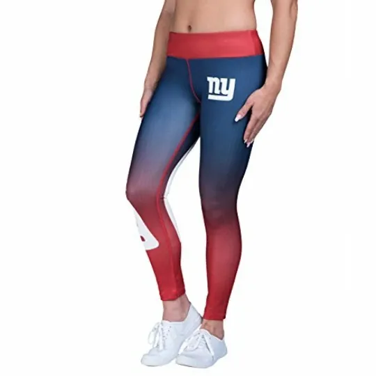 Discover Forever Collectibles Women's New York Football Team Giants Gradient 2.0 Wordmark Legging