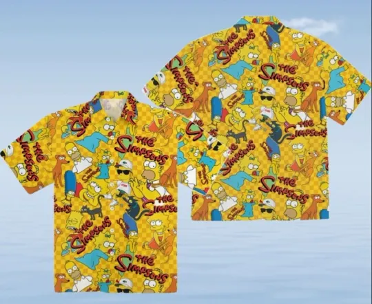 The Simpsons Hawaiian Shirt Men Women Summer Tropical