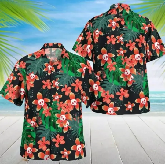 Dracula Hotel Transylvania Hawaiian Shirt, Tropical Summer Shirt