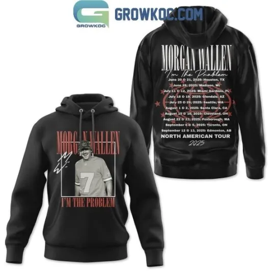 Wallen Western I’m The Problem North American Tour 2025 3D Hoodie