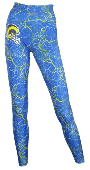 Women's Los Angeles Football Team Rams Marble Leggings, Gift for Women