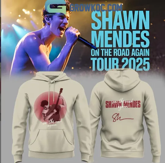 Discover Shawn Mendes On The Road Again Tour Hoodie 2025 3D Hoodie