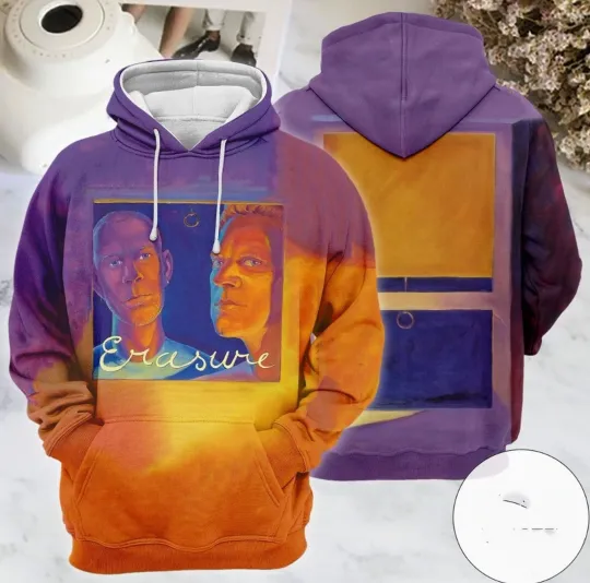 Discover Erasure The Seventh Studio Album Cover 3D Hoodie Size S-5XL